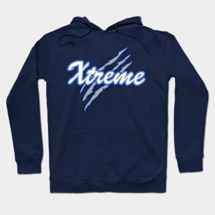 Xtreme Original logo Blue & Grey Hoodie